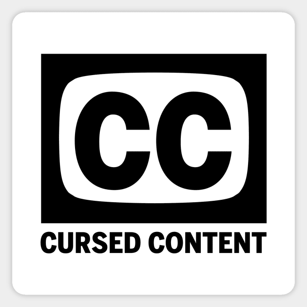 CC Cursed Content: QAA Podcast (Light Backgrounds) Sticker by QAnon Anonymous